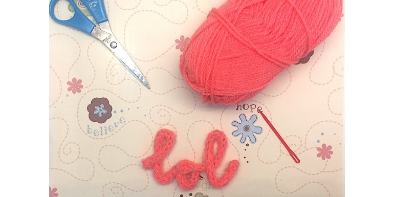 Tutoriel Réaliser une broche en Tricotin